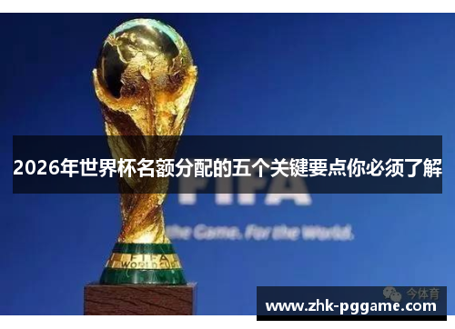 2026年世界杯名额分配的五个关键要点你必须了解